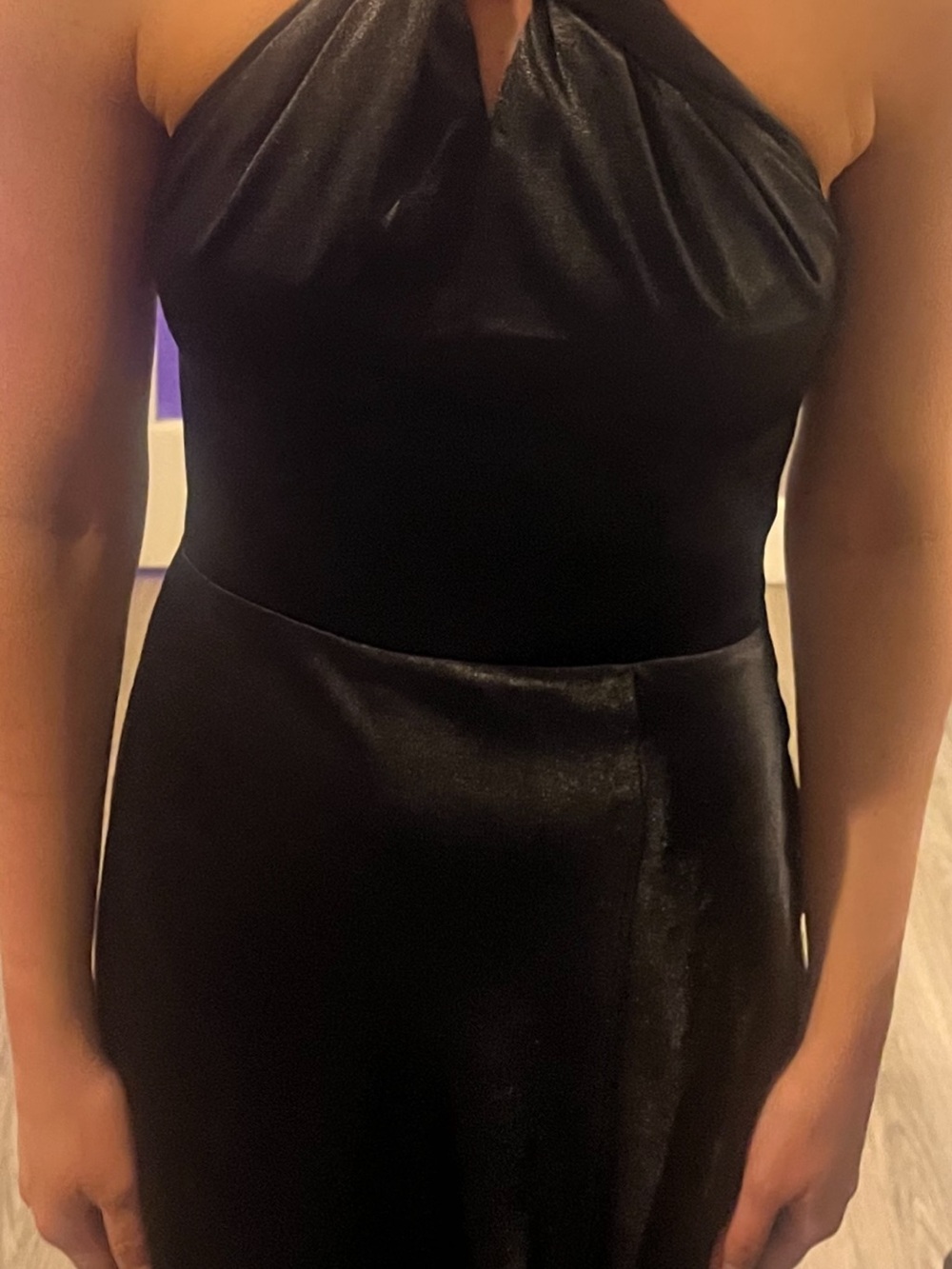 Birdy Grey Black Dress with White Label Detail